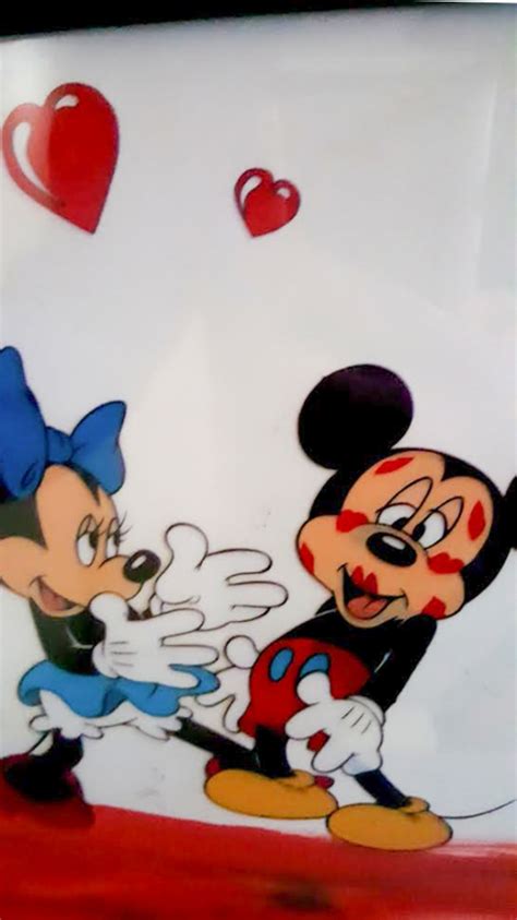 Walt Disney Mickey And Minnie Surprise Party Hearts And Kisses1988 Le