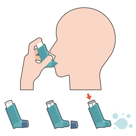 Best Asthma Inhaler Illustrations Royalty Free Vector Graphics And Clip
