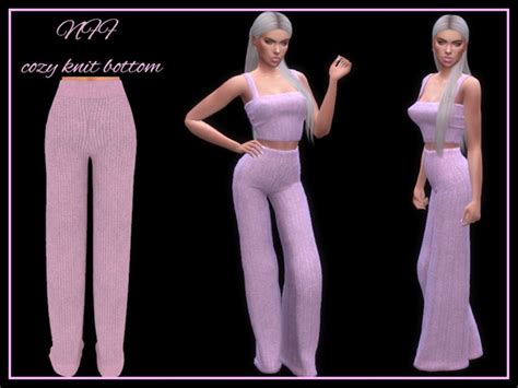 The Sims Resource Nff Cozy Knit Bottom