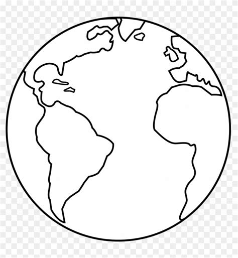 Earth Clipart Black And White Free Transparent Png Clipart Images