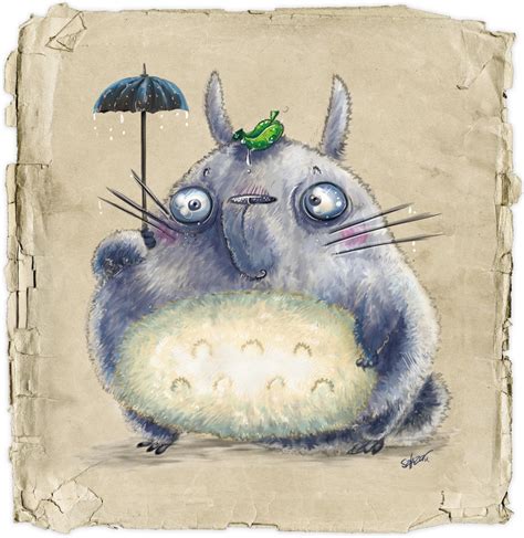 Ghibli Totoro By Petipoa On Deviantart