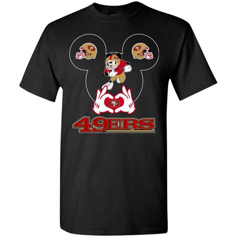 I Love The 49ers Mickey Mouse San Francisco 49ers Shirts 49ers Shirts