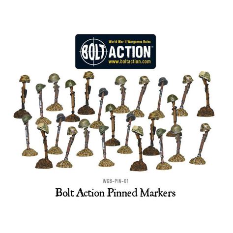 Bolt Action Bolt Action Pinned Markers Hard Knox Games