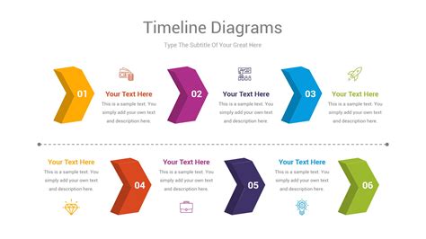 Timeline Diagrams Powerpoint Template Presentation Templates
