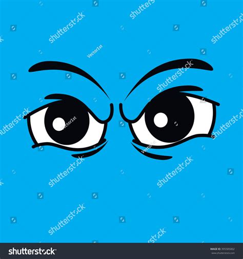 Angry Eye Illustration Theme Vector Art Stock Vector Royalty Free