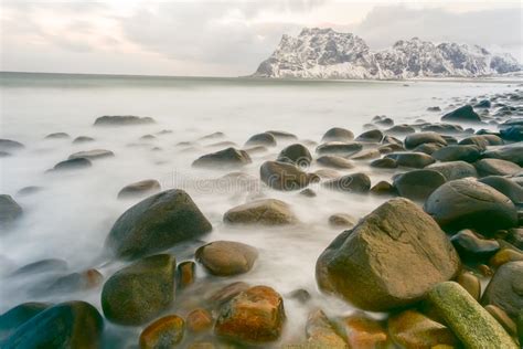 Utakleiv Beach Lofoten Islands Norway Stock Image Image Of Outdoor