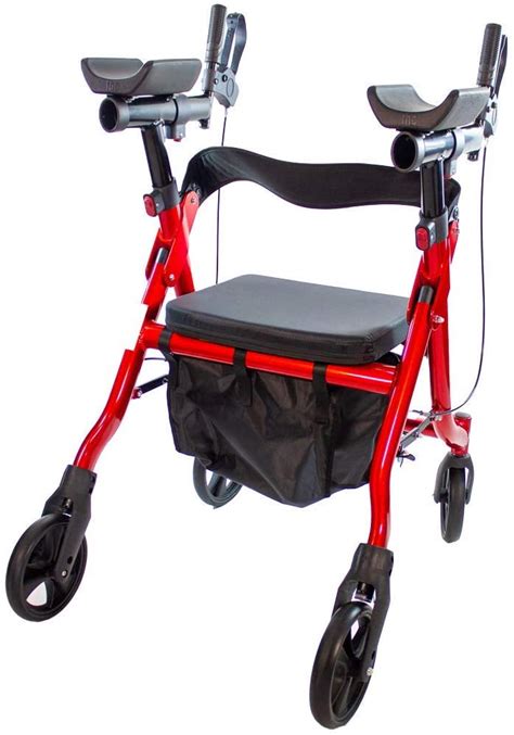 Walking Tall Deluxe Stand Up Walkerrollator With Elbow Support