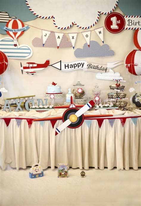 Check out our airplane decorations selection for the very best in unique or custom, handmade pieces from our shops. 798d7904b433cb48a0b4d2e08d76ba23--vintage-st-birthday ...