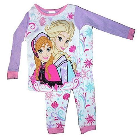 Disney Frozen Piece Cotton Elsa Anna Pants Pajama Set