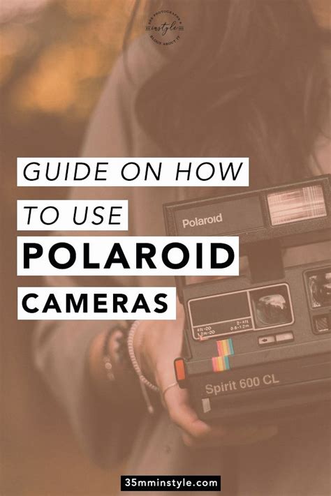 How To Use Polaroid Cameras Polaroid Photography Polaroid 600