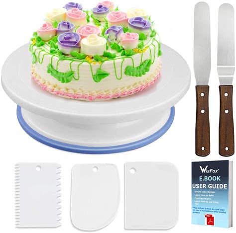I'm teaching myself this technique and know there are other cake decorators wanting to do the same. WisFox Cake Plate Rotating Cake Stand Cake Turntable Cake ...