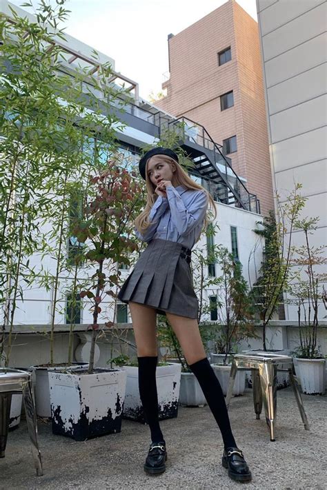I'm pretty sure she's the only one who can pull off pink fishnets. Rosé of BLACKPINK is Rocking the Schoolgirl Outfit ...