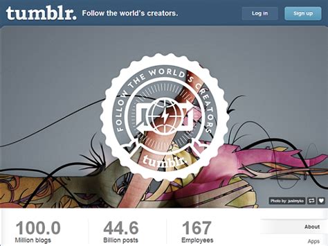 Tumblr Reaches 100 Million Blogs Over 44 Billion Posts