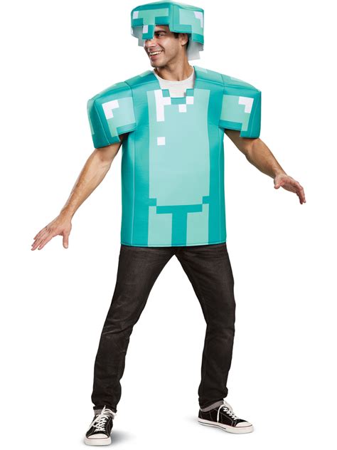 Maybe you would like to learn more about one of these? Minecraft Steve Diamond Armor Classic Adult's Costume