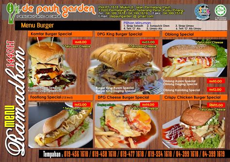 Or, in the case where your website is down with or without any reason. De Pauh Garden: Menu Ramadhan 2019