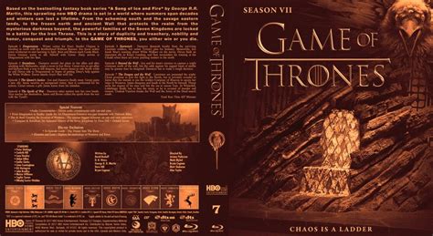 Game Of Thrones Season 7 Blu Ray Custom Cover Fantasy Books Hbo