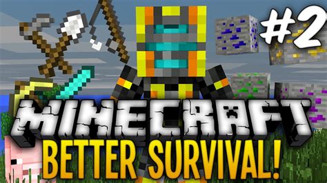 Minecraft Better Survival Modpack Crash City Ep 2 Youtube