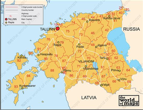 Map Estonia Share Map