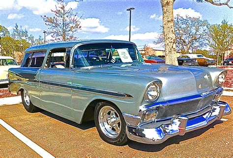 Handsome 1956 Chevy Nomad Hot Rod Atx Car Pictures My Pics From