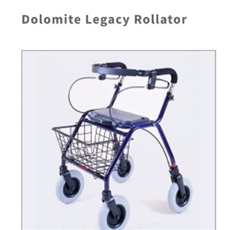 Dolomite Legacy 600 Walker With Handbrakes And Basket Everything Else