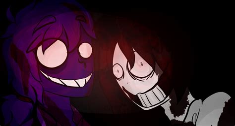 Jeff The Killer And Purple Guy By Alexfran 08 On Deviantart
