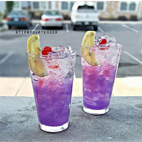 Purple Haze Lemonade Vodka Bacardi Rum Gin Tipsy Bartender