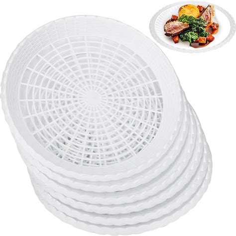 6 Pack Plastic Paper Plate Holders Reusable Plate Holders For Bbq And