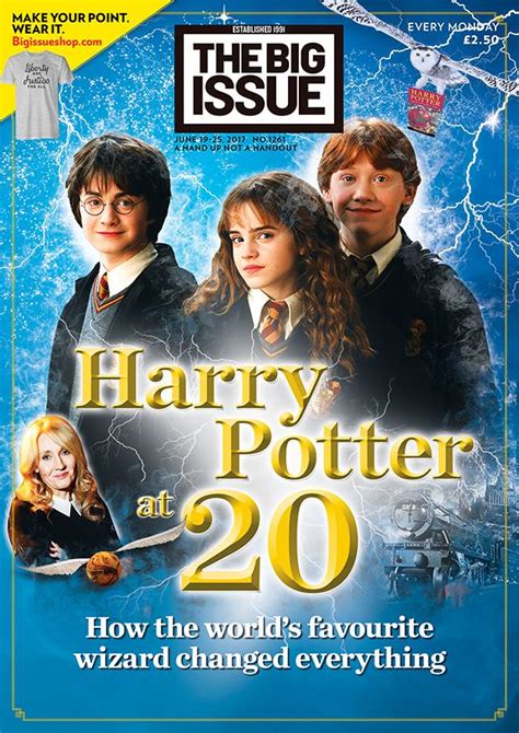The Big Issue Magazine Harry Potter Th Anniversary Uk Daniel J Radcliffe Holland
