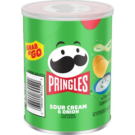 Pringles Grab And Go Sour Cream And Onion Crisps