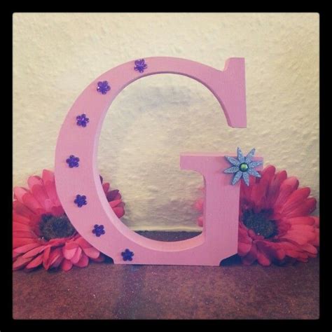 Ftd®, a premier provider of beautiful floral arrangements & flower bouquets since 1910. Freestanding Wooden Letter ' G ' handpainted in pink with ...
