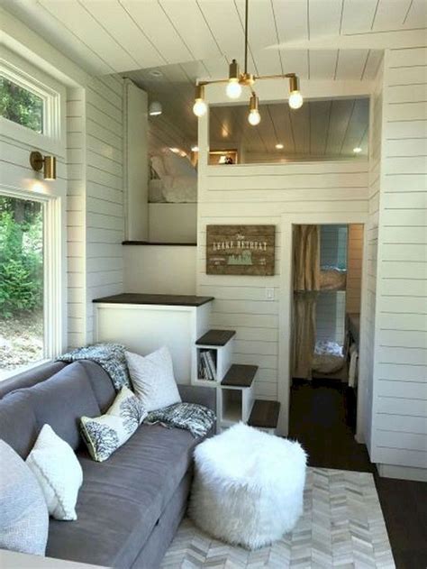 70 Genius Loft Stair for Tiny House Ideas | Tiny house living room