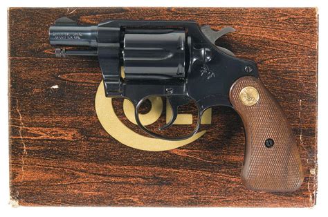 Colt Detective Special Revolver With Box In Rare 32 Caliber