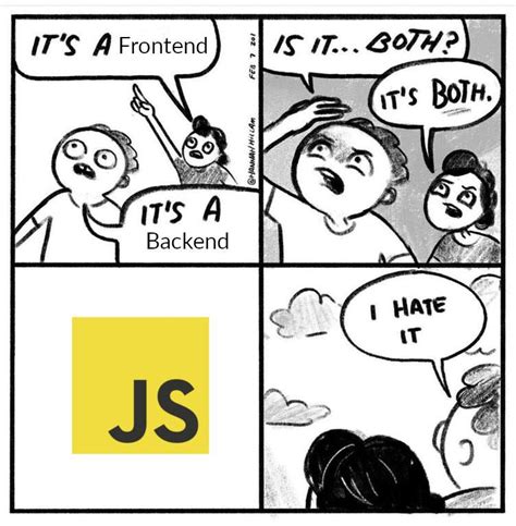 Its A Frontend Its A Backend Its Both Rprogrammerhumor