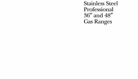 GE GAS RANGES OWNER'S MANUAL Pdf Download | ManualsLib
