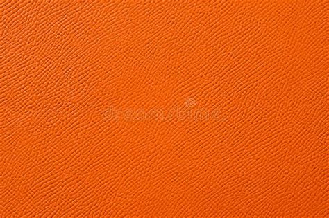 Closeup Of Seamless Orange Leather Texture Stock Photo Image Of