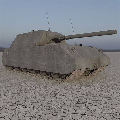 Maus Tank 3d Model 25 Fbx Max Free3d