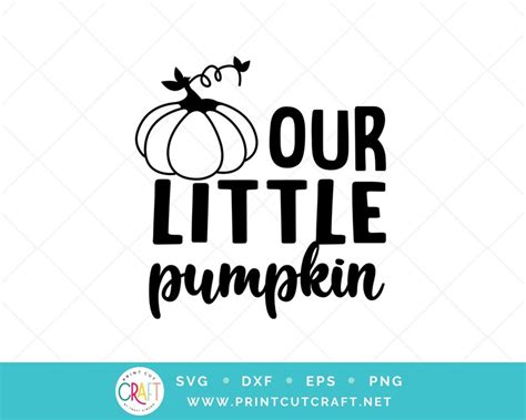 Our Little Pumpkin Svg Png Cut File Clip Art Set Can Be Used Etsy