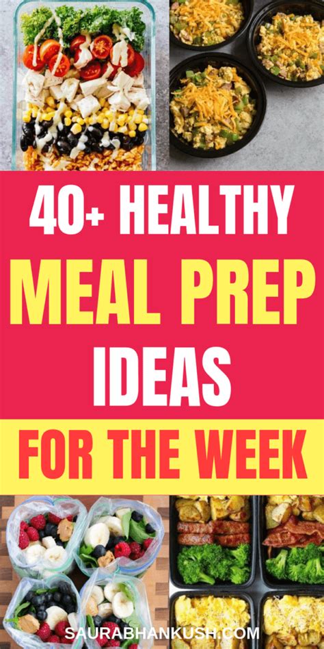 40 Healthy Meal Prep Ideas To Simplify Your Life Crockpot Meal Prep Healthy Recipes Meals