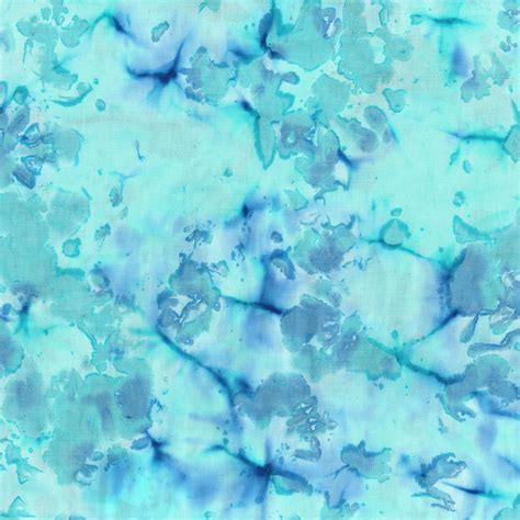 2930 012 Blossom Batiks Geodes Turquoise Batik Fabric