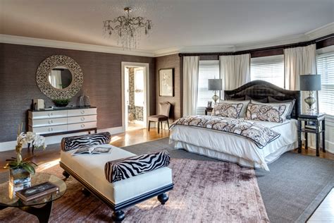 Go for a best of both worlds style with this emerald green transitional master bedroom get this look. Lux Master Bedroom Suite - Transitional - Bedroom - New York - by Kim E Courtney Interiors ...