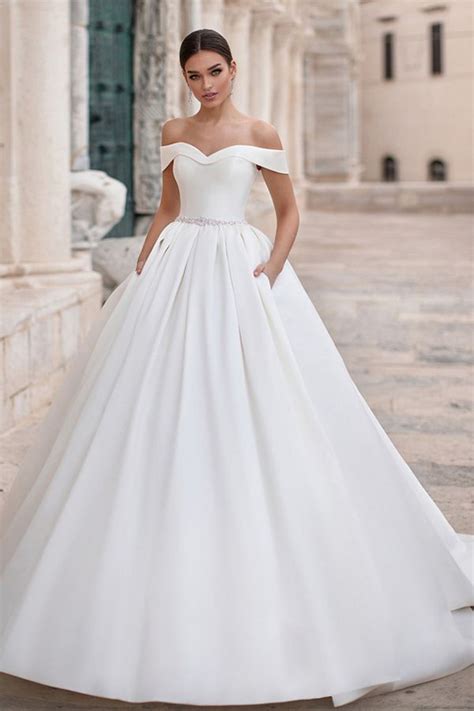 Mermaid dresses are great for any body type and will elevate your prom look. 199.00 Junoesque Satin Off-the-shoulder Neckline Ball ...