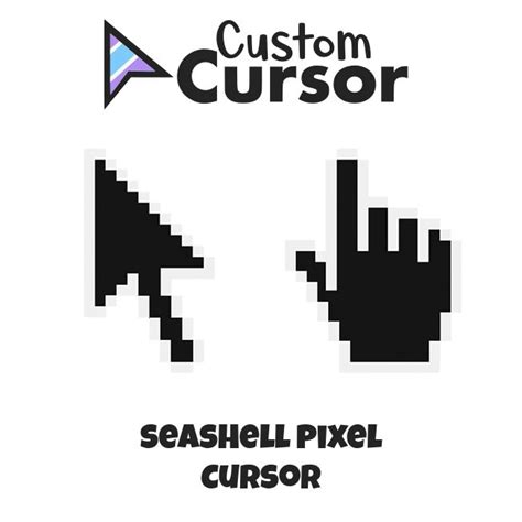 Seashell Pixel Cursors Custom Cursor In 2022 Pixel Custom Sea Shells