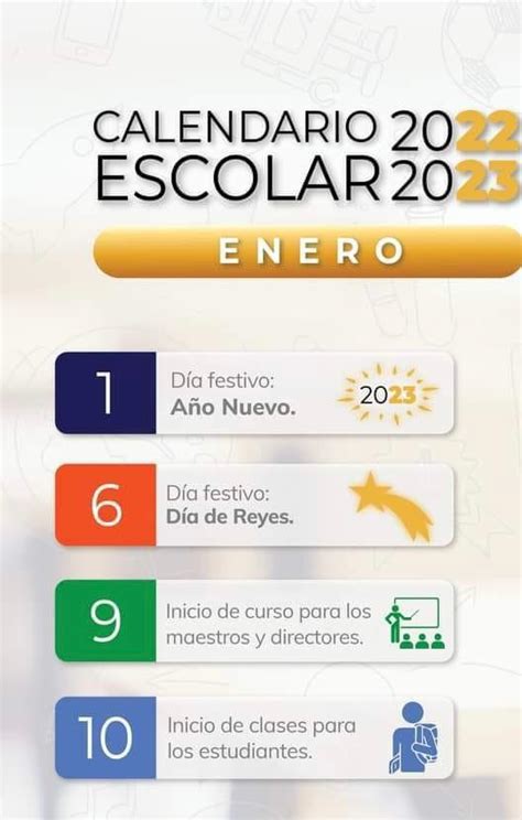 Escuela Elemental Luis Muñoz Marín Calendario Escolar Enero