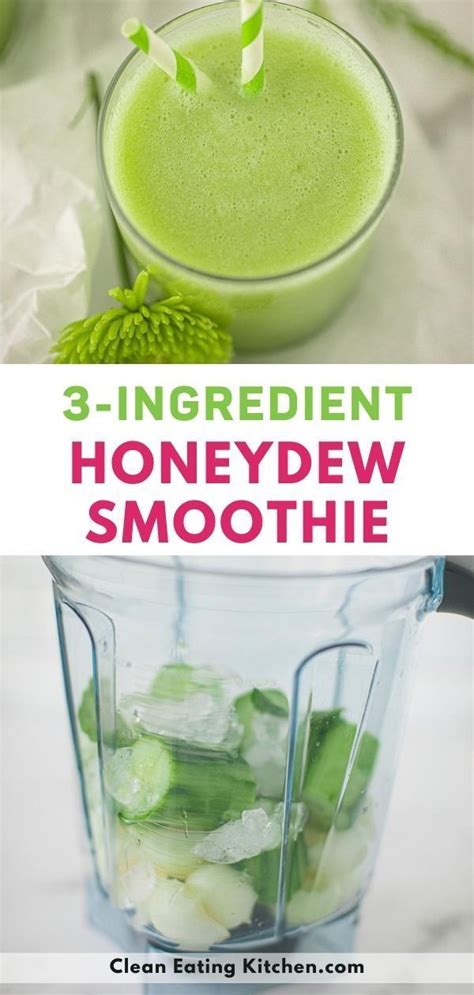 Honeydew Smoothie Recipe Honeydew Smoothie Vegan Smoothie Recipes Vegan Drinks