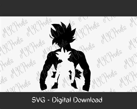 Goku SVG DBZ SVG Cricut Anime Svg Japanese Svg Etsy UK