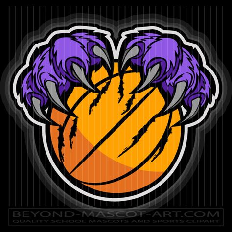 Basketball Panther Clip Art Cartoon Vector Basketball Image