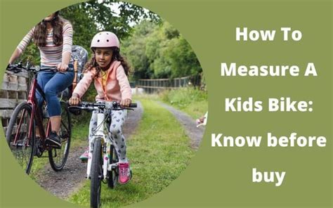 How To Measure A Kids Bike Know Before Buy 2023 Bike Avenger