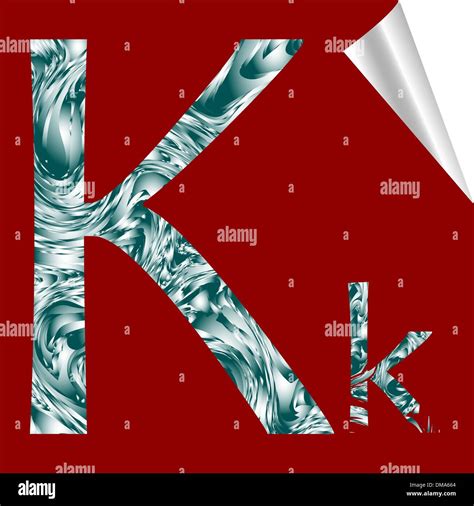 Letter K Illustration Stock Vector Images Alamy