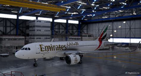 High Res Emirates A320 Neo For Microsoft Flight Simulator Msfs