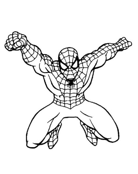 Omalovánka Úžasný Spider Man K Vytisknutí Zdarma